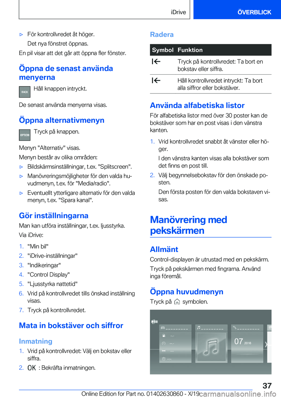 BMW 4 SERIES GRAN COUPE 2020  InstruktionsbÖcker (in Swedish) x�F�
