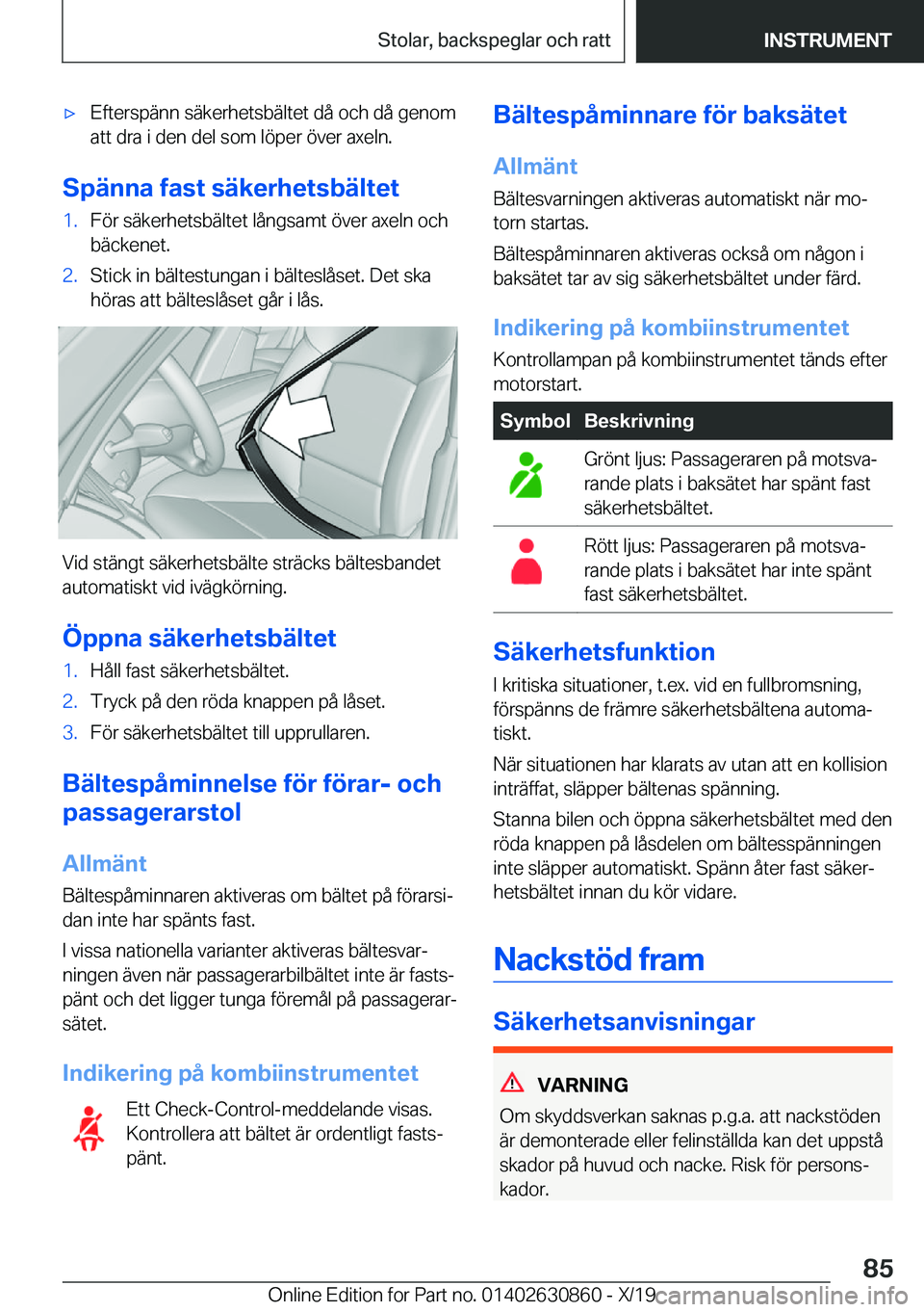 BMW 4 SERIES GRAN COUPE 2020  InstruktionsbÖcker (in Swedish) x�E�f�t�e�r�s�p�ä�n�n��s�ä�k�e�r�h�e�t�s�b�ä�l�t�e�t��d�å��o�c�h��d�å��g�e�n�o�m
�a�t�t��d�r�a��i��d�e�n��d�e�l��s�o�m��l�