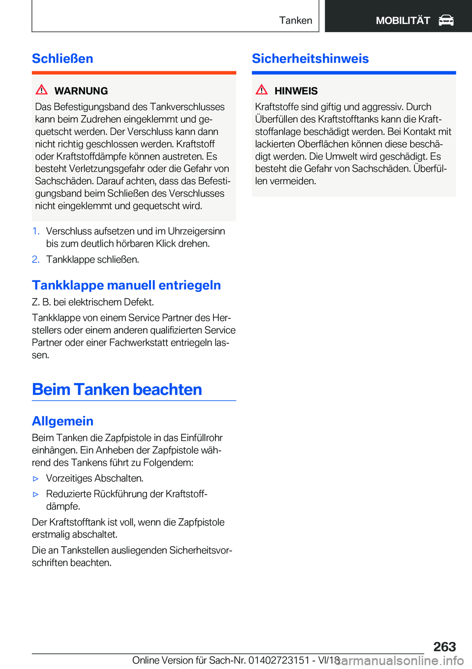 BMW 4 SERIES GRAN COUPE 2019  Betriebsanleitungen (in German) �S�c�h�l�i�e�