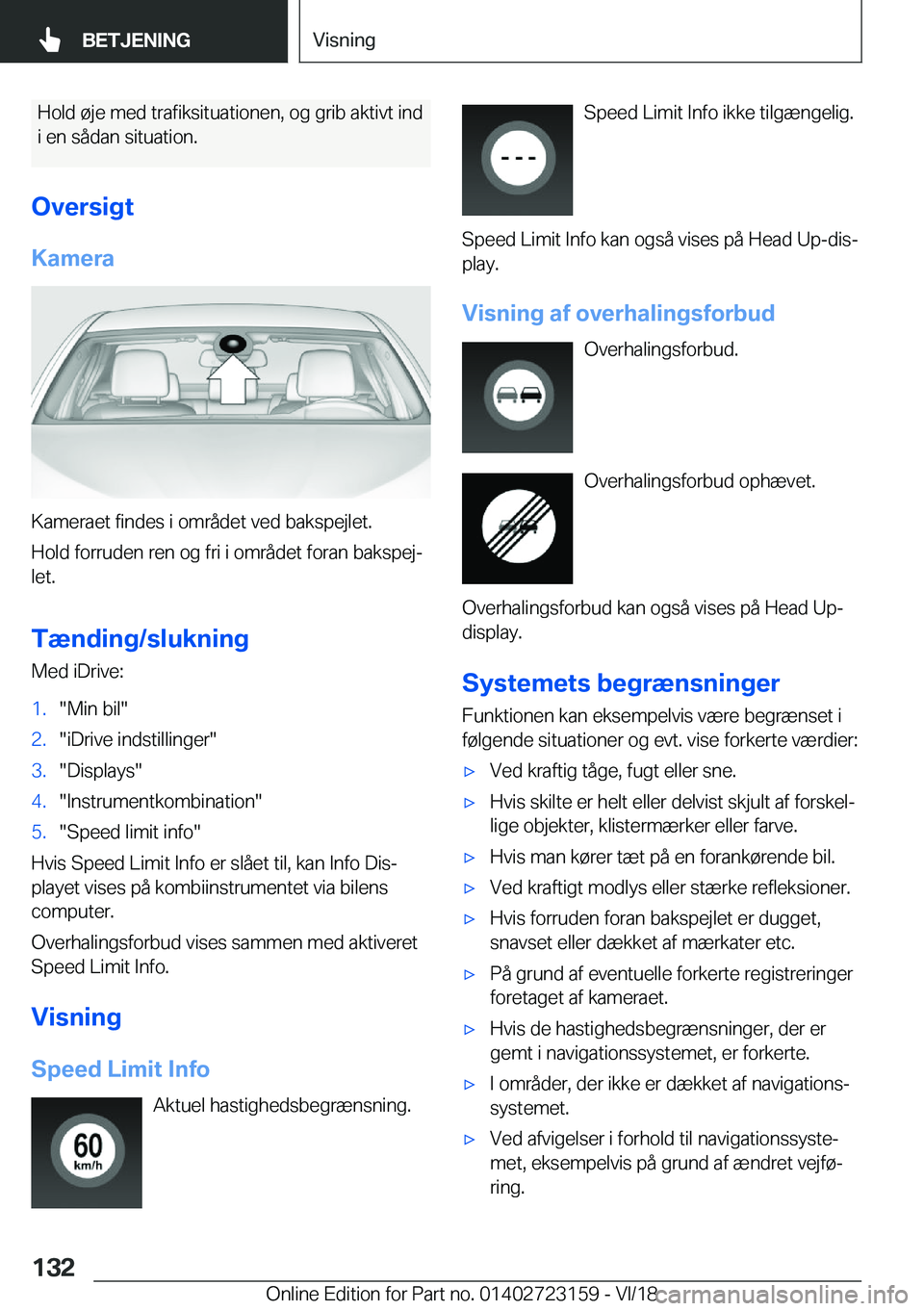 BMW 4 SERIES GRAN COUPE 2019  InstruktionsbØger (in Danish) �H�o�l�d��