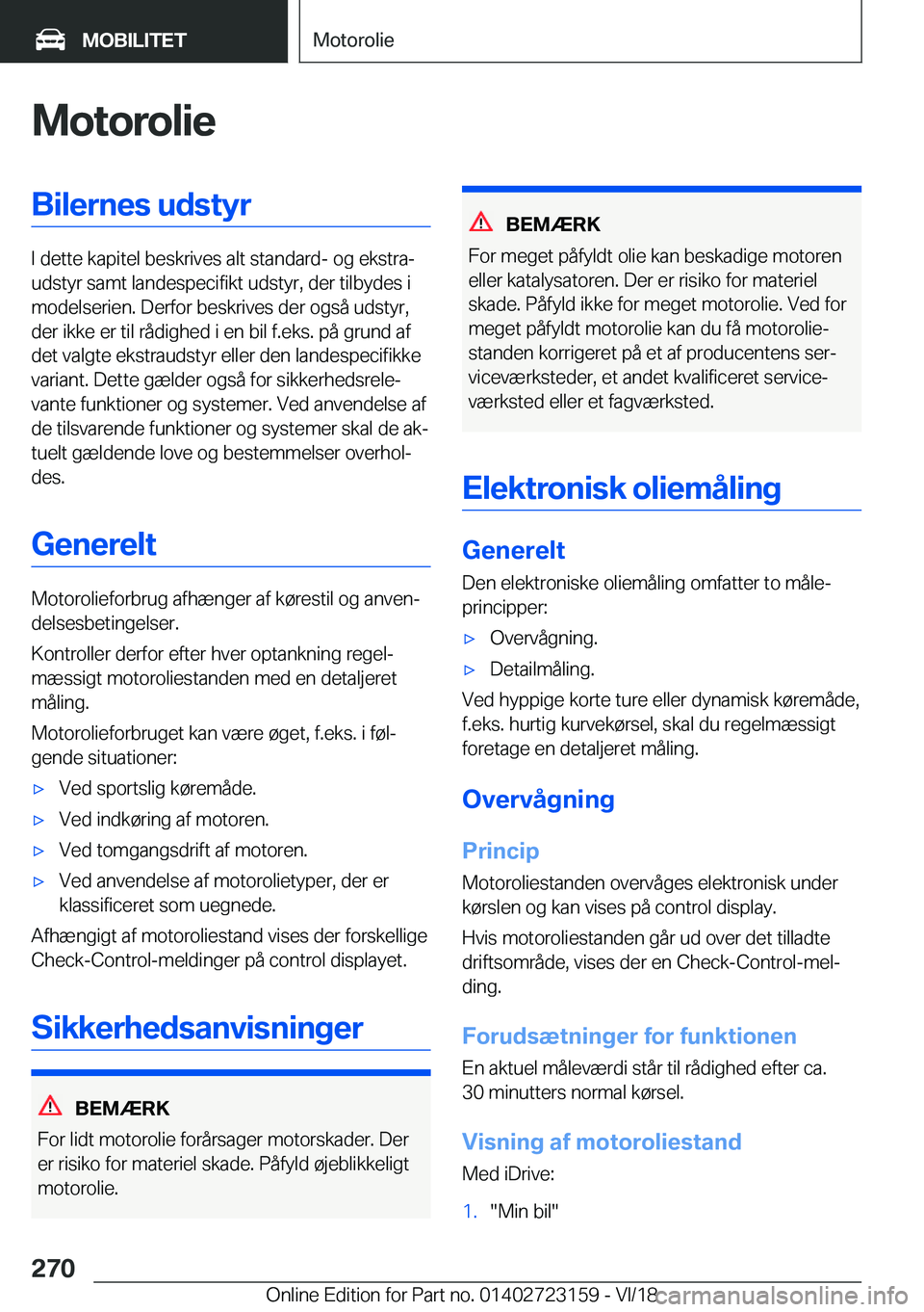 BMW 4 SERIES GRAN COUPE 2019  InstruktionsbØger (in Danish) �M�o�t�o�r�o�l�i�e�B�i�l�e�r�n�e�s��u�d�s�t�y�r
�I��d�e�t�t�e��k�a�p�i�t�e�l��b�e�s�k�r�i�v�e�s��a�l�t��s�t�a�n�d�a�r�d�-��o�g��e�k�s�t�r�aj
�u�d�s�t�y�r��s�a�m�t��l�a�n�d�e�s�p�e�c�i�f�i�k