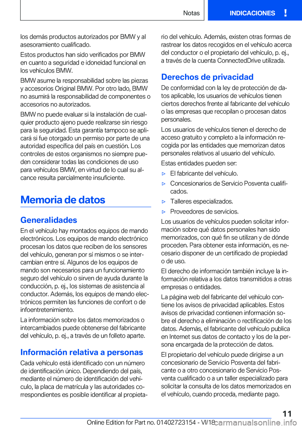 BMW 4 SERIES GRAN COUPE 2019  Manuales de Empleo (in Spanish) �l�o�s��d�e�m�