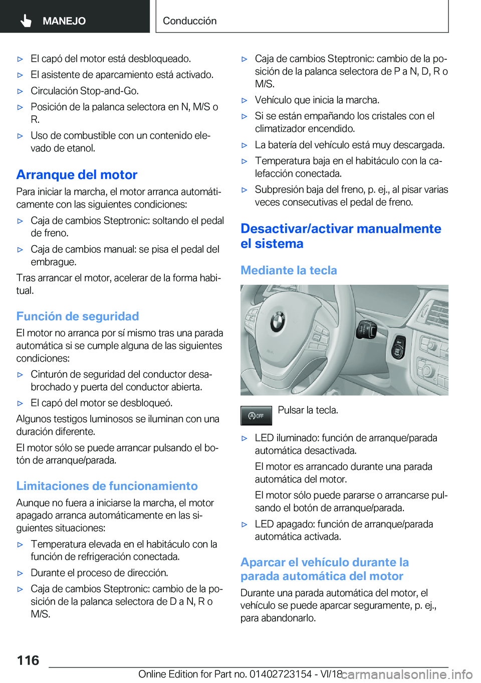 BMW 4 SERIES GRAN COUPE 2019  Manuales de Empleo (in Spanish) x�E�l��c�a�p�
