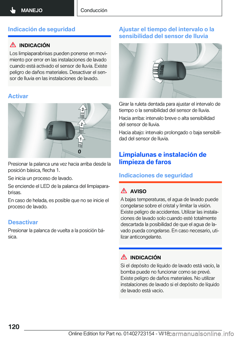 BMW 4 SERIES GRAN COUPE 2019  Manuales de Empleo (in Spanish) �I�n�d�i�c�a�c�i�