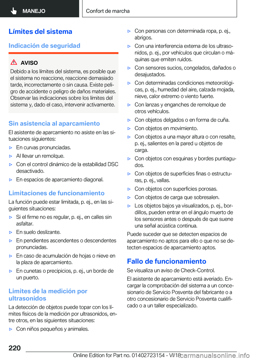 BMW 4 SERIES GRAN COUPE 2019  Manuales de Empleo (in Spanish) �L�