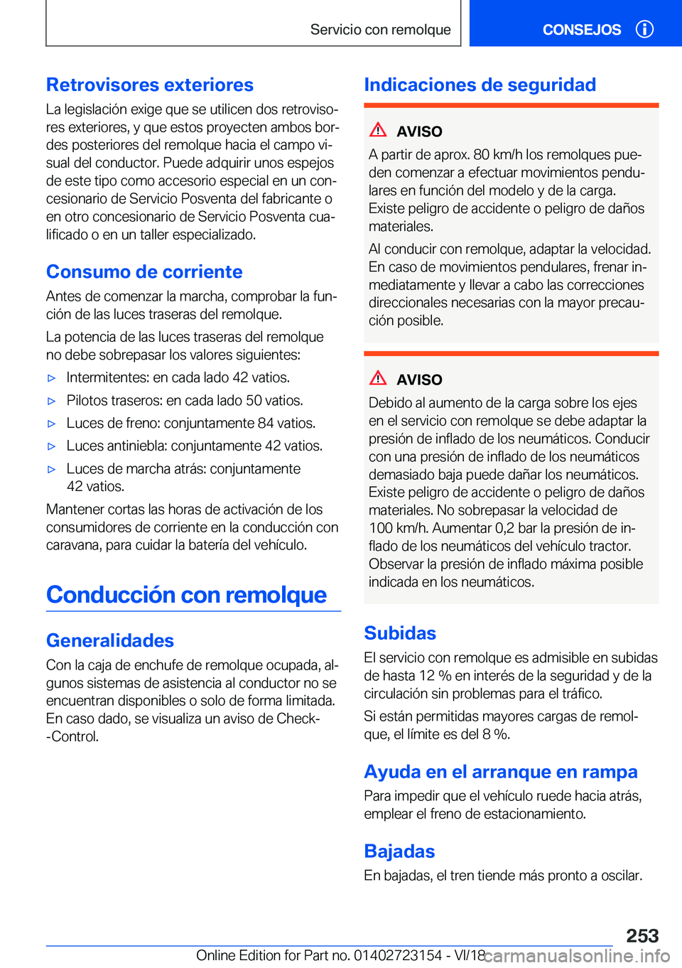 BMW 4 SERIES GRAN COUPE 2019  Manuales de Empleo (in Spanish) �R�e�t�r�o�v�i�s�o�r�e�s��e�x�t�e�r�i�o�r�e�s
�L�a��l�e�g�i�s�l�a�c�i�