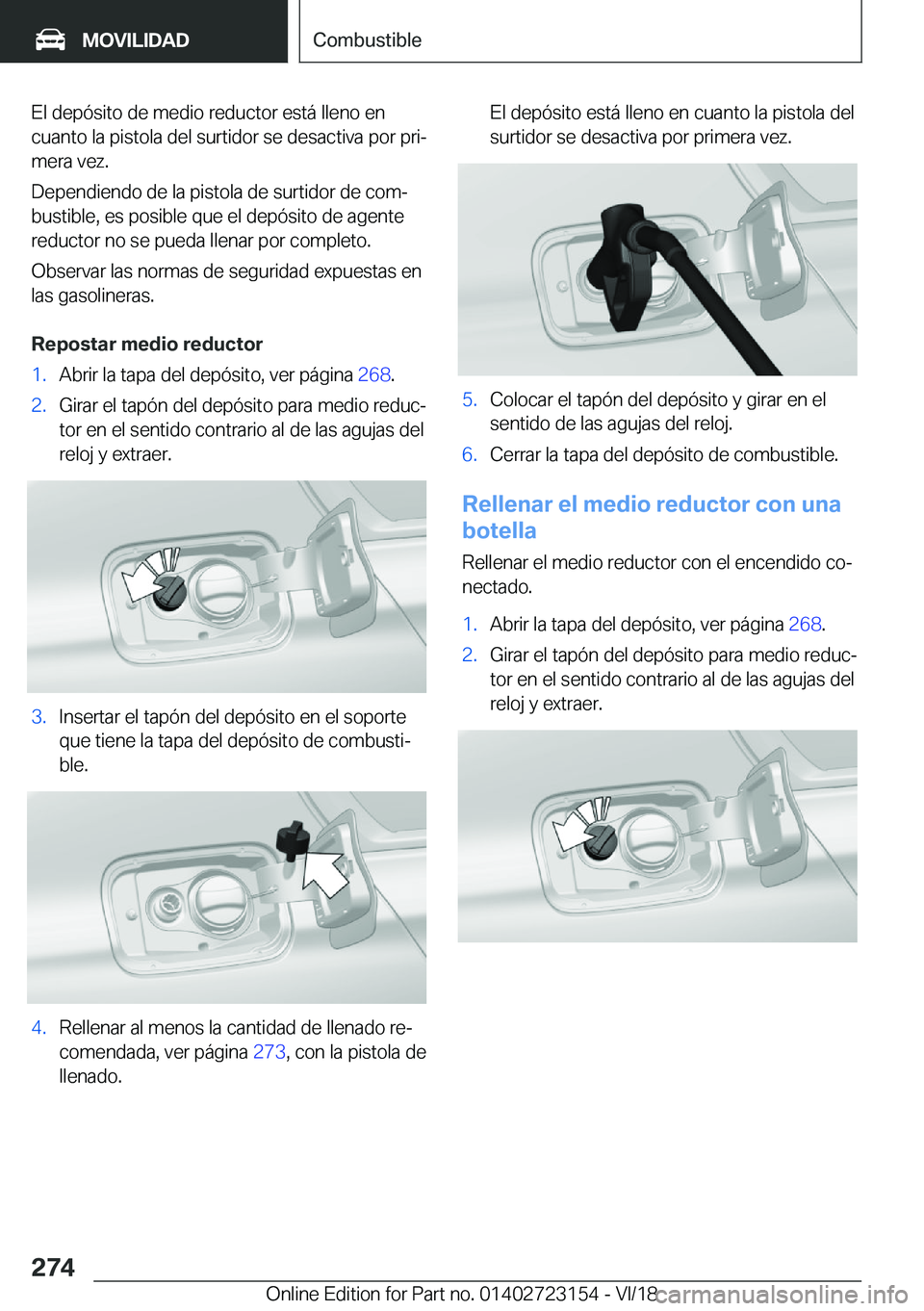 BMW 4 SERIES GRAN COUPE 2019  Manuales de Empleo (in Spanish) �E�l��d�e�p�