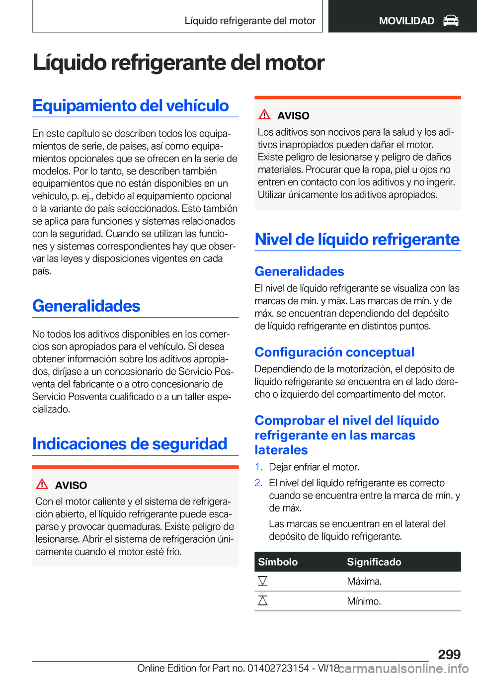 BMW 4 SERIES GRAN COUPE 2019  Manuales de Empleo (in Spanish) �L�