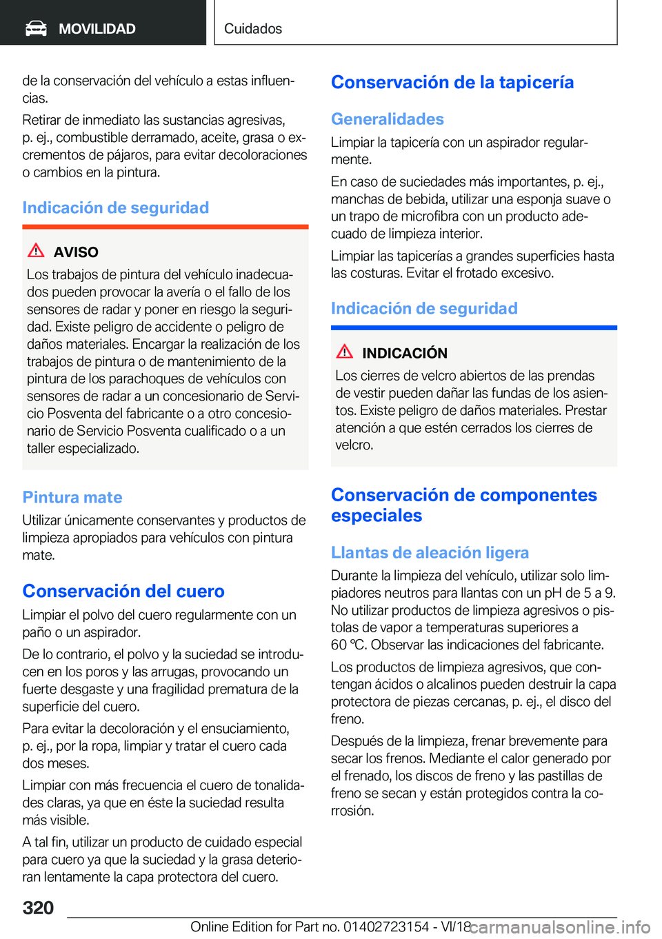 BMW 4 SERIES GRAN COUPE 2019  Manuales de Empleo (in Spanish) �d�e��l�a��c�o�n�s�e�r�v�a�c�i�