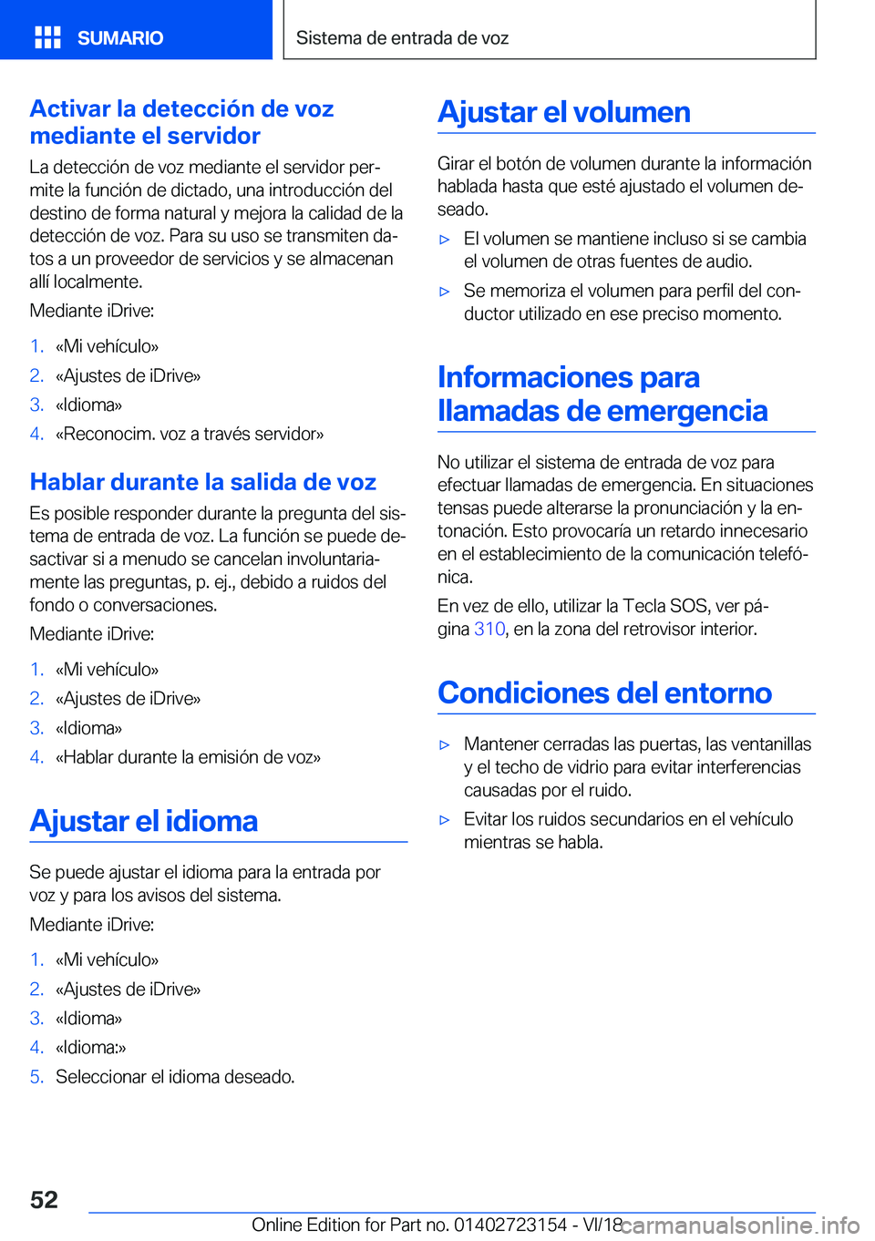 BMW 4 SERIES GRAN COUPE 2019  Manuales de Empleo (in Spanish) �A�c�t�i�v�a�r��l�a��d�e�t�e�c�c�i�