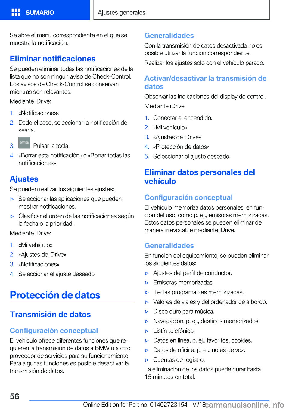 BMW 4 SERIES GRAN COUPE 2019  Manuales de Empleo (in Spanish) �S�e��a�b�r�e��e�l��m�e�n�