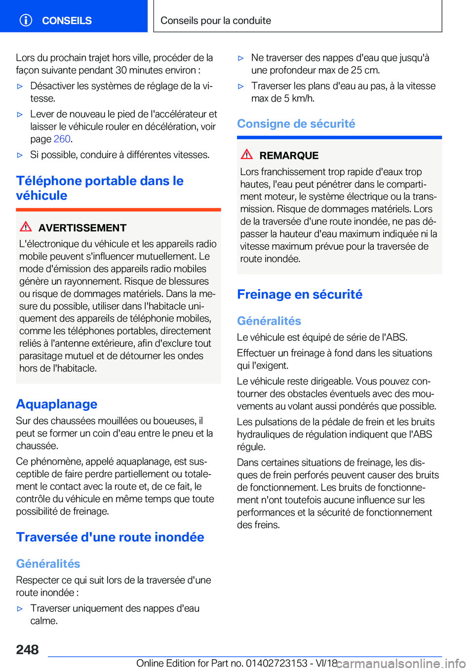 BMW 4 SERIES GRAN COUPE 2019  Notices Demploi (in French) �L�o�r�s��d�u��p�r�o�c�h�a�i�n��t�r�a�j�e�t��h�o�r�s��v�i�l�l�e�,��p�r�o�c�é�d�e�r��d�e��l�a�f�a�ç�o�n��s�u�i�v�a�n�t�e��p�e�n�d�a�n�t��3�0��m�i�n�u�t�e�s��e�n�v�i�r�o�n��:'x�D�é�