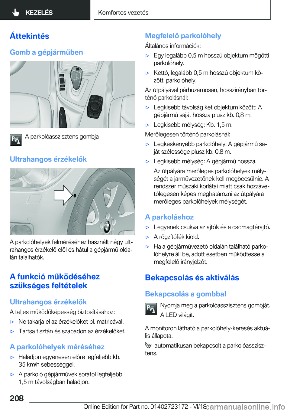 BMW 4 SERIES GRAN COUPE 2019  Kezelési útmutató (in Hungarian) �