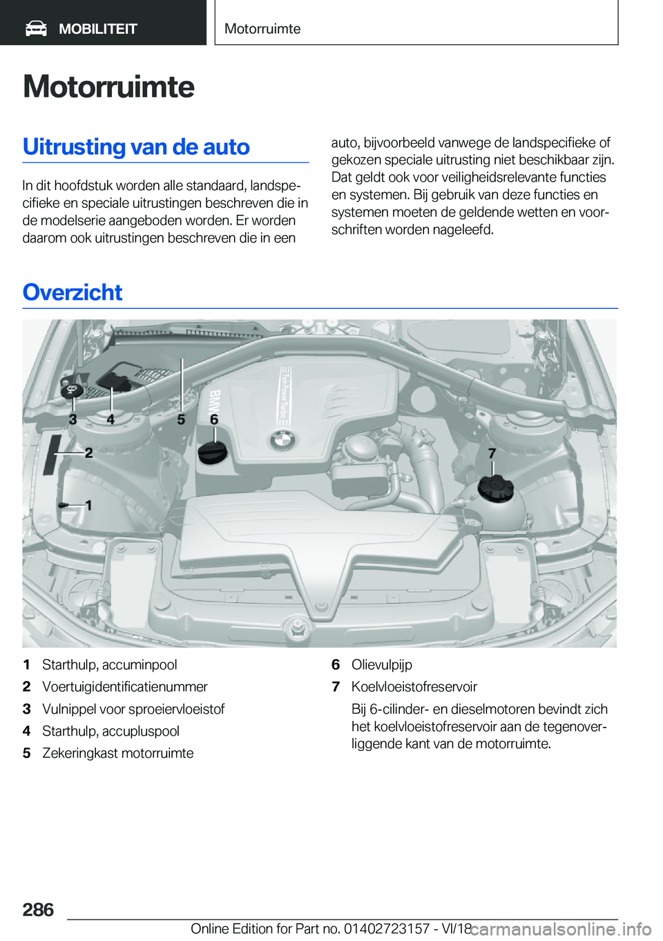 BMW 4 SERIES GRAN COUPE 2019  Instructieboekjes (in Dutch) �M�o�t�o�r�r�u�i�m�t�e�U�i�t�r�u�s�t�i�n�g��v�a�n��d�e��a�u�t�o
�I�n��d�i�t��h�o�o�f�d�s�t�u�k��w�o�r�d�e�n��a�l�l�e��s�t�a�n�d�a�a�r�d�,��l�a�n�d�s�p�ej�c�i�f�i�e�k�e��e�n��s�p�e�c�i�a�l�