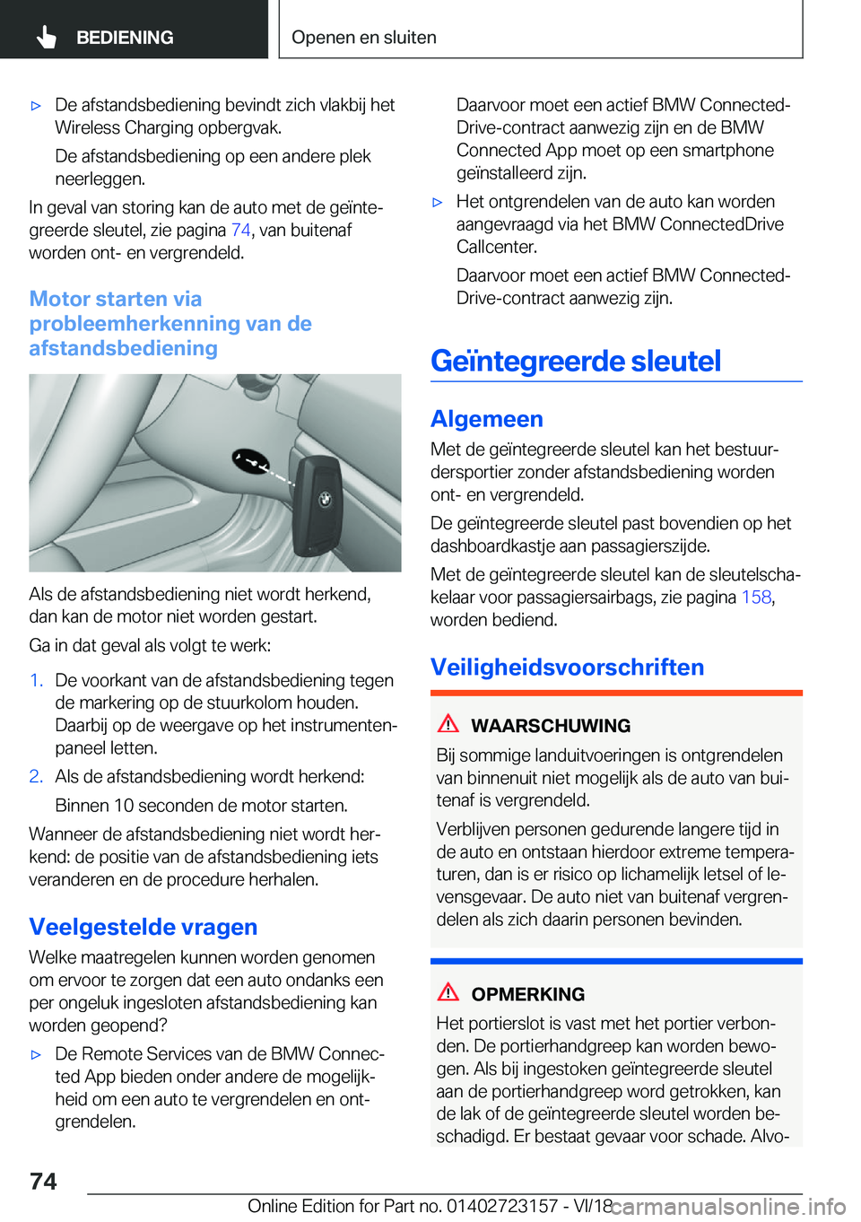 BMW 4 SERIES GRAN COUPE 2019  Instructieboekjes (in Dutch) 'x�D�e��a�f�s�t�a�n�d�s�b�e�d�i�e�n�i�n�g��b�e�v�i�n�d�t��z�i�c�h��v�l�a�k�b�i�j��h�e�t�W�i�r�e�l�e�s�s��C�h�a�r�g�i�n�g��o�p�b�e�r�g�v�a�k�.
�D�e��a�f�s�t�a�n�d�s�b�e�d�i�e�n�i�n�g��o�p�