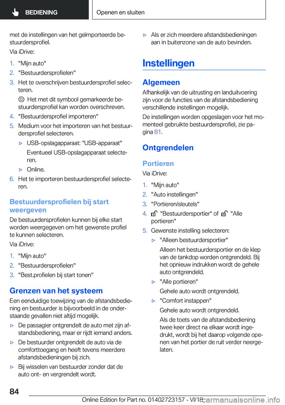 BMW 4 SERIES GRAN COUPE 2019  Instructieboekjes (in Dutch) �m�e�t��d�e��i�n�s�t�e�l�l�i�n�g�e�n��v�a�n��h�e�t��g�e�