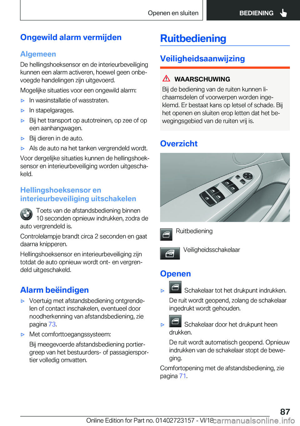 BMW 4 SERIES GRAN COUPE 2019  Instructieboekjes (in Dutch) �O�n�g�e�w�i�l�d��a�l�a�r�m��v�e�r�m�i�j�d�e�n�A�l�g�e�m�e�e�n
�D�e��h�e�l�l�i�n�g�s�h�o�e�k�s�e�n�s�o�r��e�n��d�e��i�n�t�e�r�i�e�u�r�b�e�v�e�i�l�i�g�i�n�g �k�u�n�n�e�n��e�e�n��a�l�a�r�m��a�c