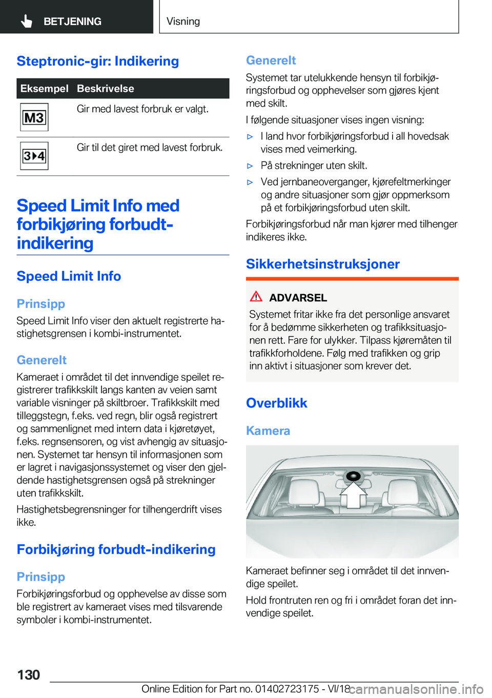 BMW 4 SERIES GRAN COUPE 2019  InstruksjonsbØker (in Norwegian) �S�t�e�p�t�r�o�n�i�c�-�g�i�r�:��I�n�d�i�k�e�r�i�n�g�E�k�s�e�m�p�e�l�B�e�s�k�r�i�v�e�l�s�e�G�i�r��m�e�d��l�a�v�e�s�t��f�o�r�b�r�u�k��e�r��v�a�l�g�t�.�G�i�r��t�i�l��d�e�t��g�i�r�e�t��m�e�d��l