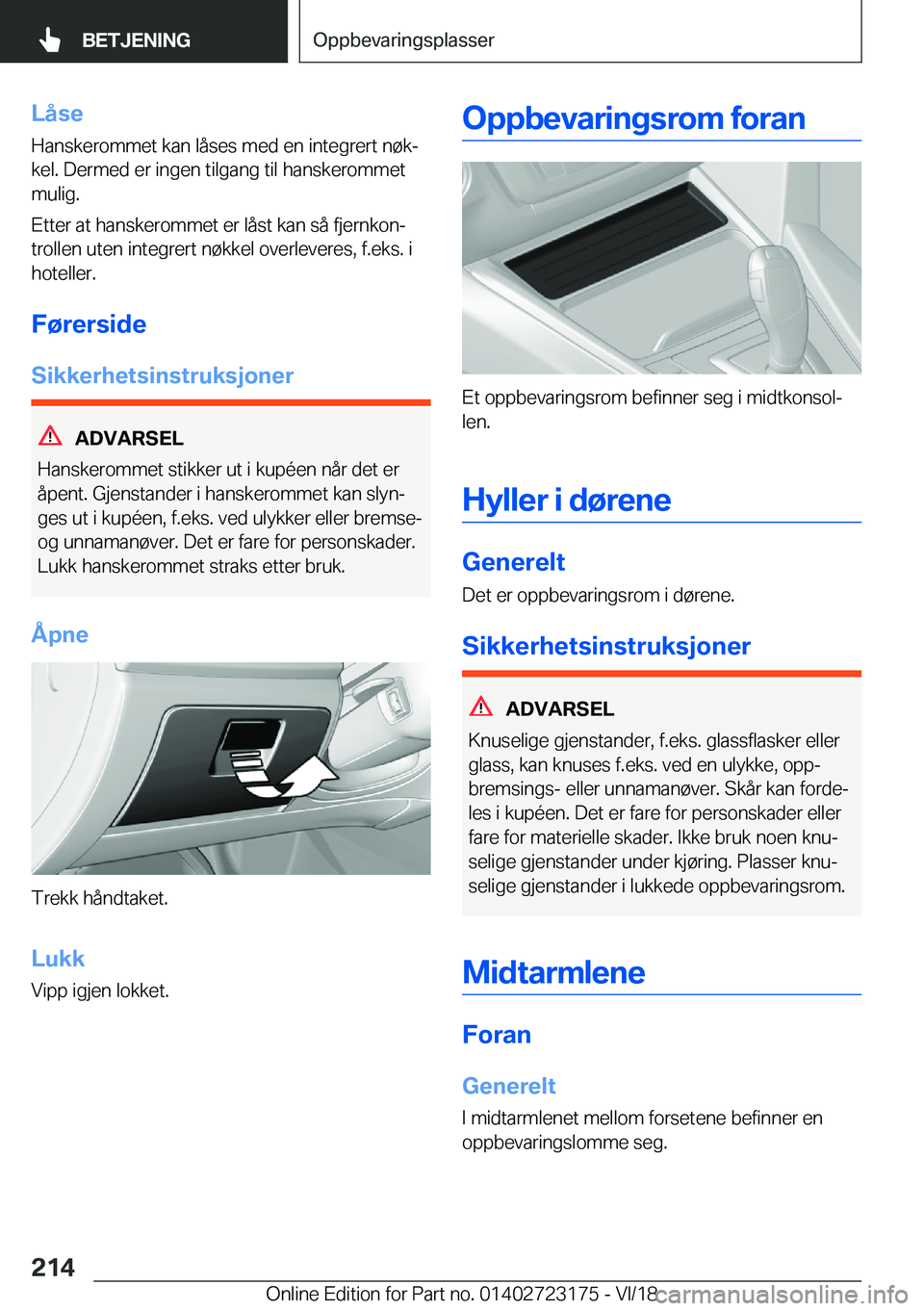 BMW 4 SERIES GRAN COUPE 2019  InstruksjonsbØker (in Norwegian) �L�å�s�e�H�a�n�s�k�e�r�o�m�m�e�t��k�a�n��l�å�s�e�s��m�e�d��e�n��i�n�t�e�g�r�e�r�t��n�