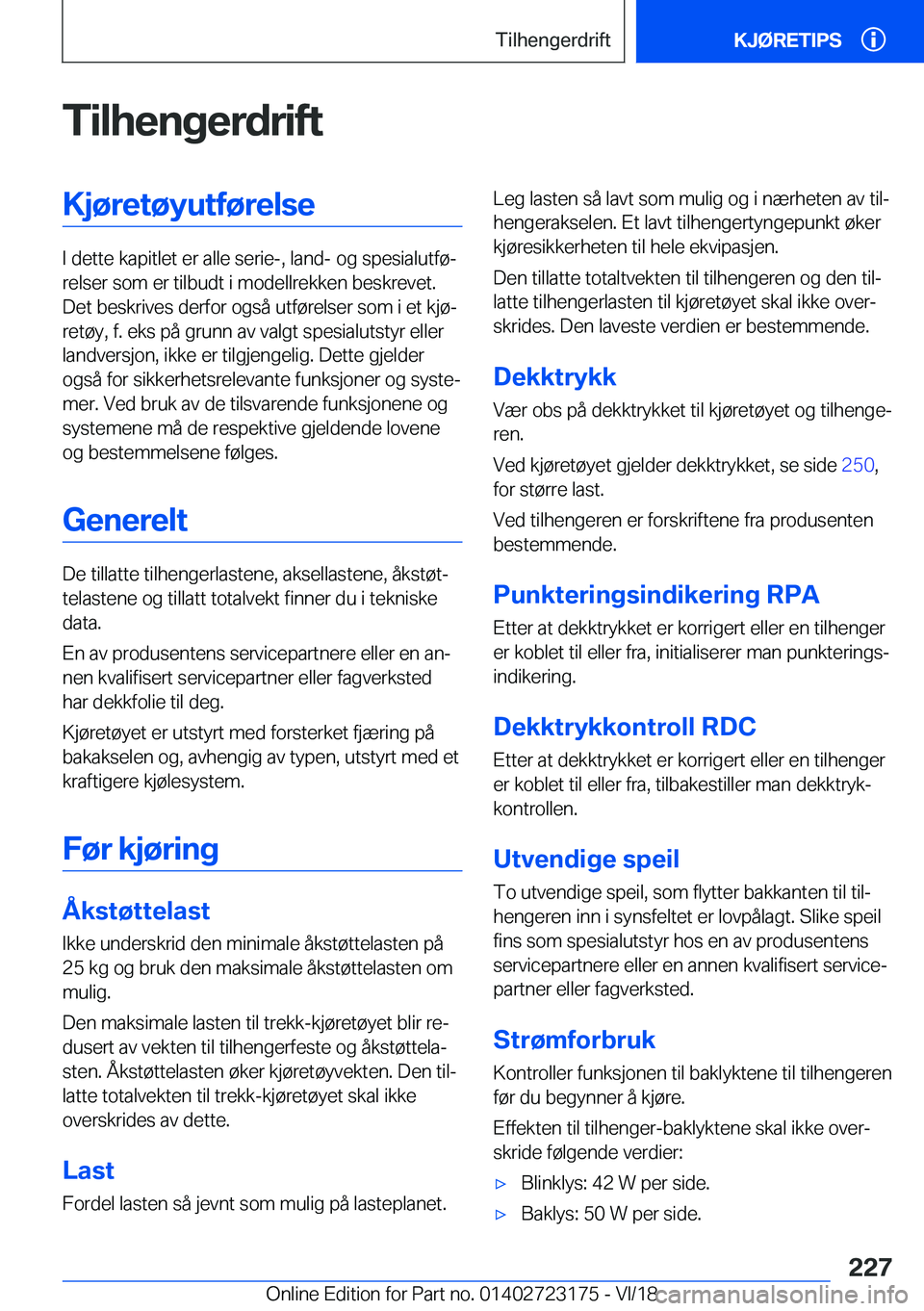 BMW 4 SERIES GRAN COUPE 2019  InstruksjonsbØker (in Norwegian) �T�i�l�h�e�n�g�e�r�d�r�i�f�t�K�j�
