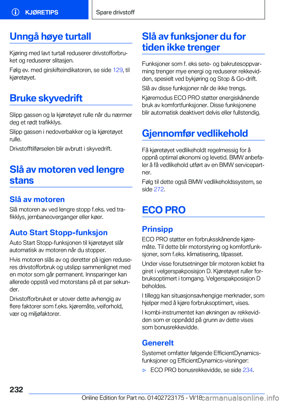 BMW 4 SERIES GRAN COUPE 2019  InstruksjonsbØker (in Norwegian) �U�n�n�g�å��h�