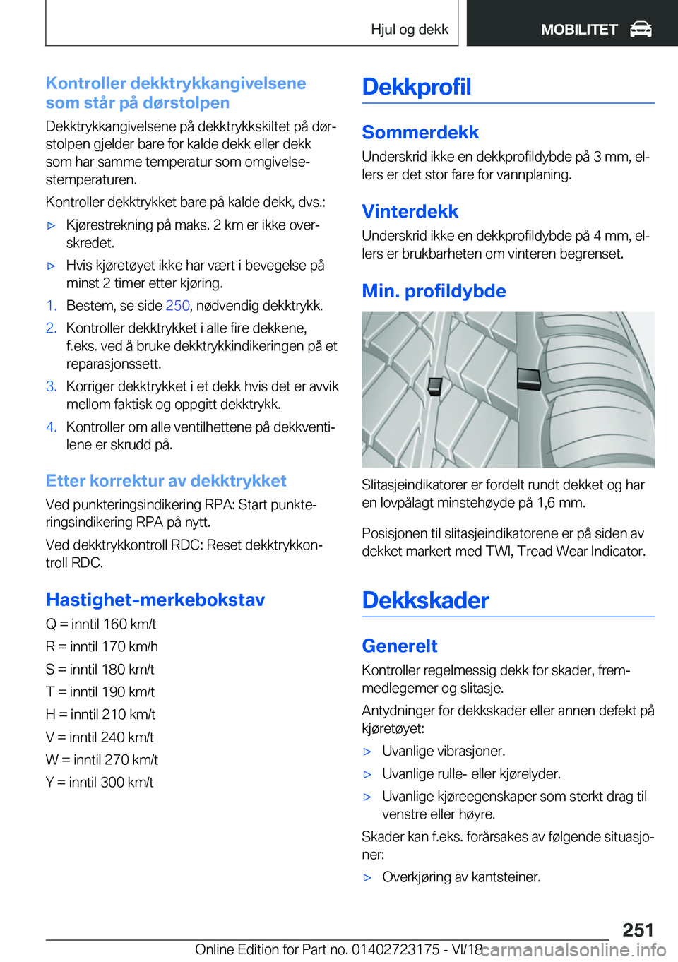 BMW 4 SERIES GRAN COUPE 2019  InstruksjonsbØker (in Norwegian) �K�o�n�t�r�o�l�l�e�r��d�e�k�k�t�r�y�k�k�a�n�g�i�v�e�l�s�e�n�e
�s�o�m��s�t�å�r��p�å��d�