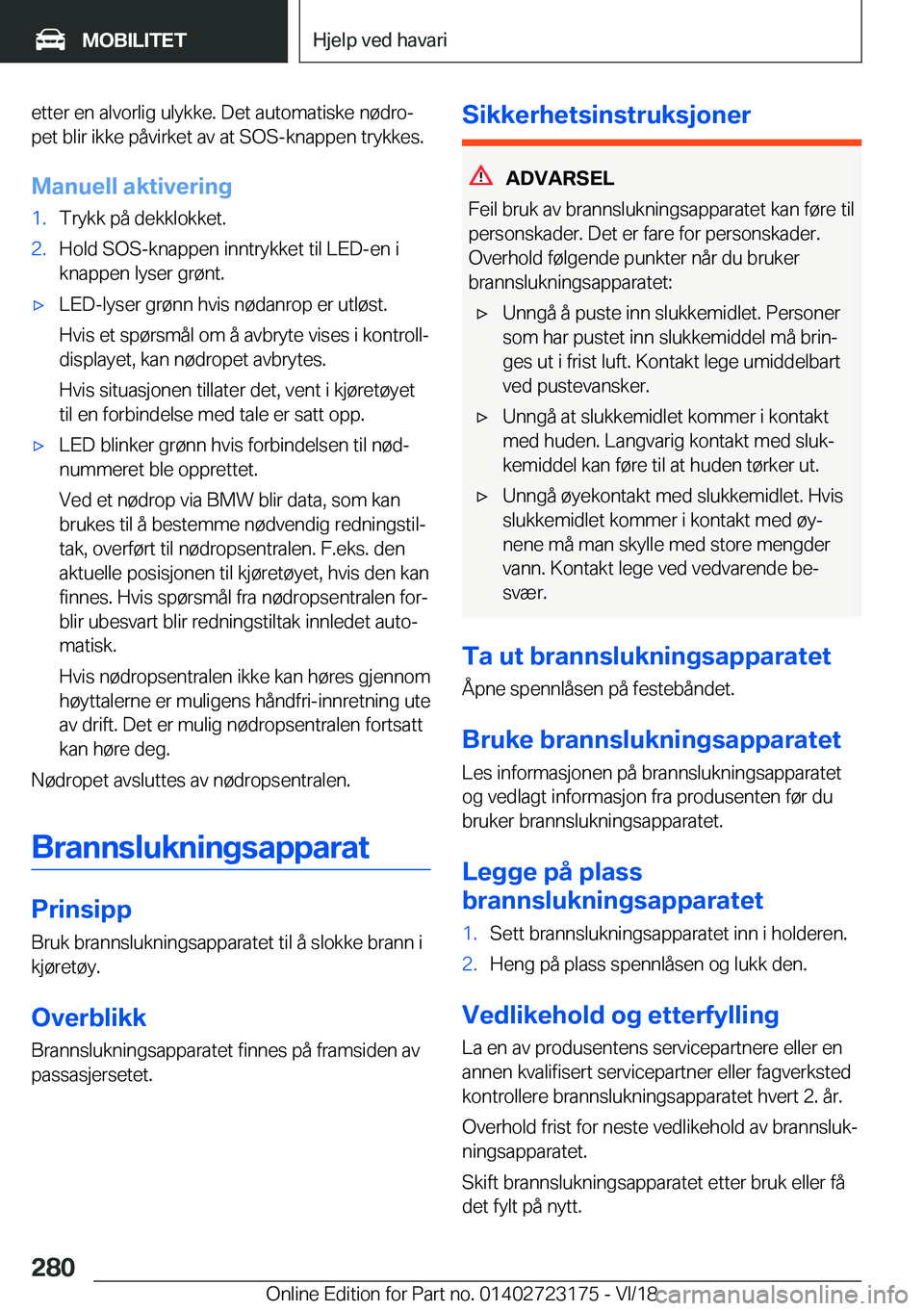 BMW 4 SERIES GRAN COUPE 2019  InstruksjonsbØker (in Norwegian) �e�t�t�e�r��e�n��a�l�v�o�r�l�i�g��u�l�y�k�k�e�.��D�e�t��a�u�t�o�m�a�t�i�s�k�e��n�
