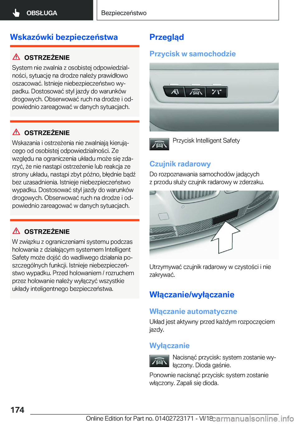 BMW 4 SERIES GRAN COUPE 2019  Instrukcja obsługi (in Polish) �W�s�k�a�z�