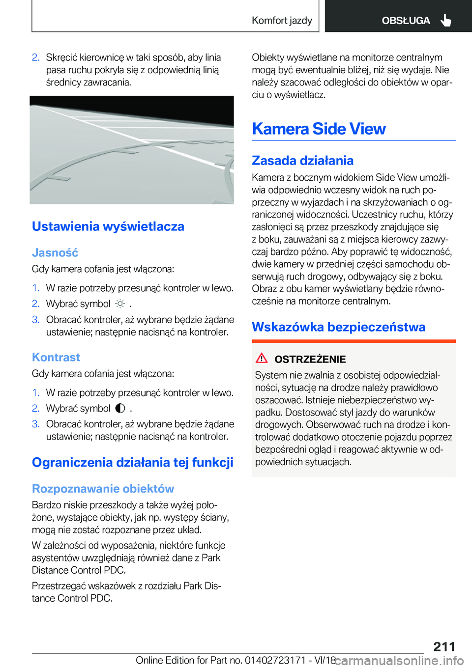 BMW 4 SERIES GRAN COUPE 2019  Instrukcja obsługi (in Polish) �2�.�S�k�r�