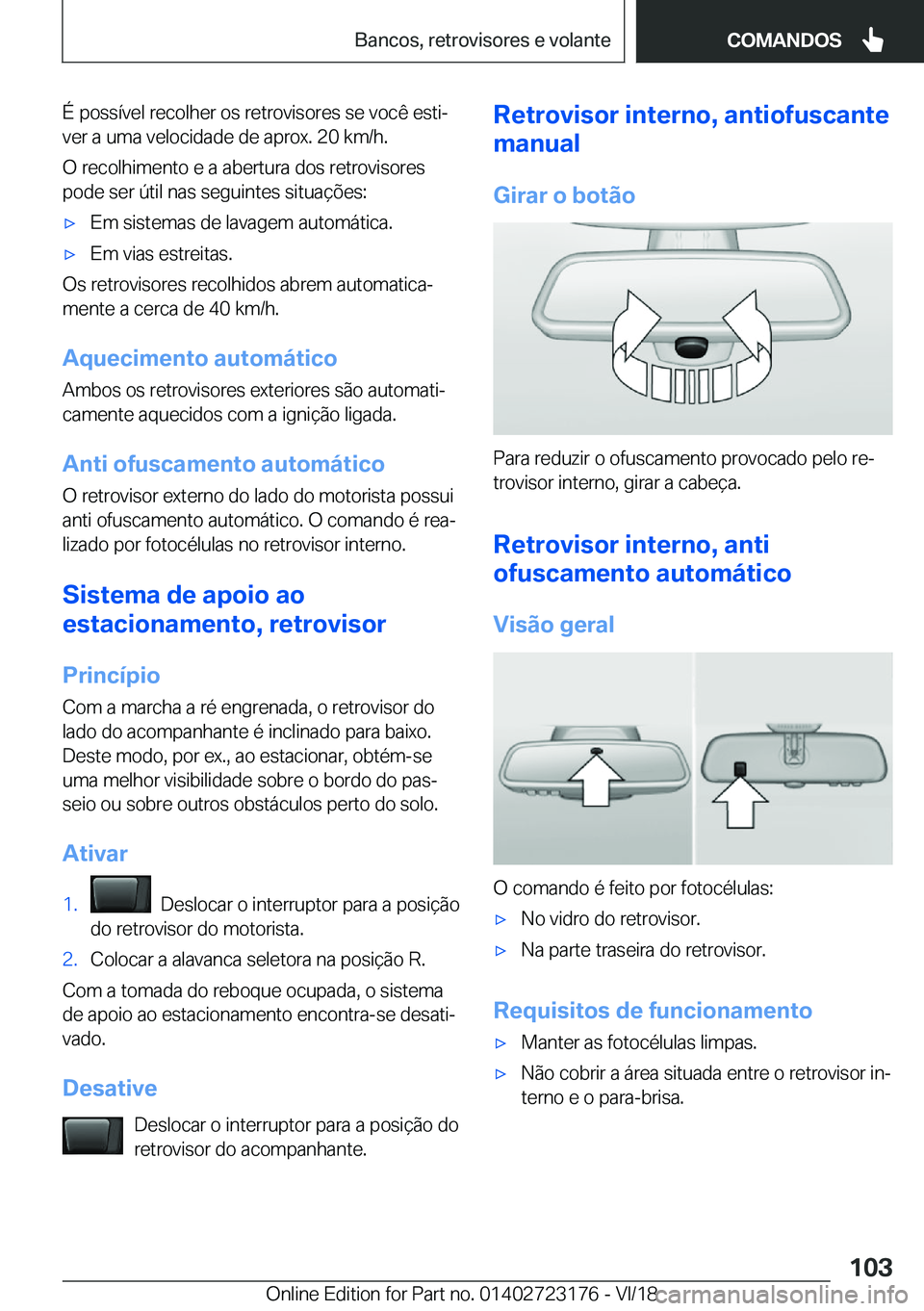 BMW 4 SERIES GRAN COUPE 2019  Manual do condutor (in Portuguese) �