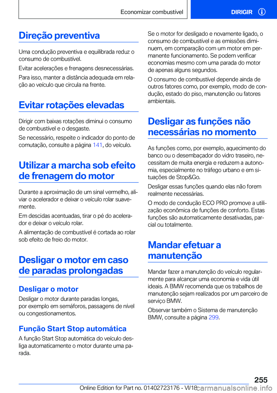 BMW 4 SERIES GRAN COUPE 2019  Manual do condutor (in Portuguese) �D�i�r�e�