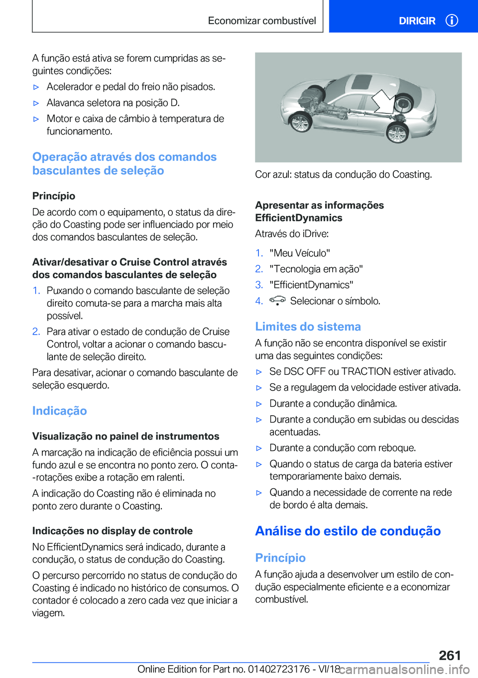 BMW 4 SERIES GRAN COUPE 2019  Manual do condutor (in Portuguese) �A��f�u�n�