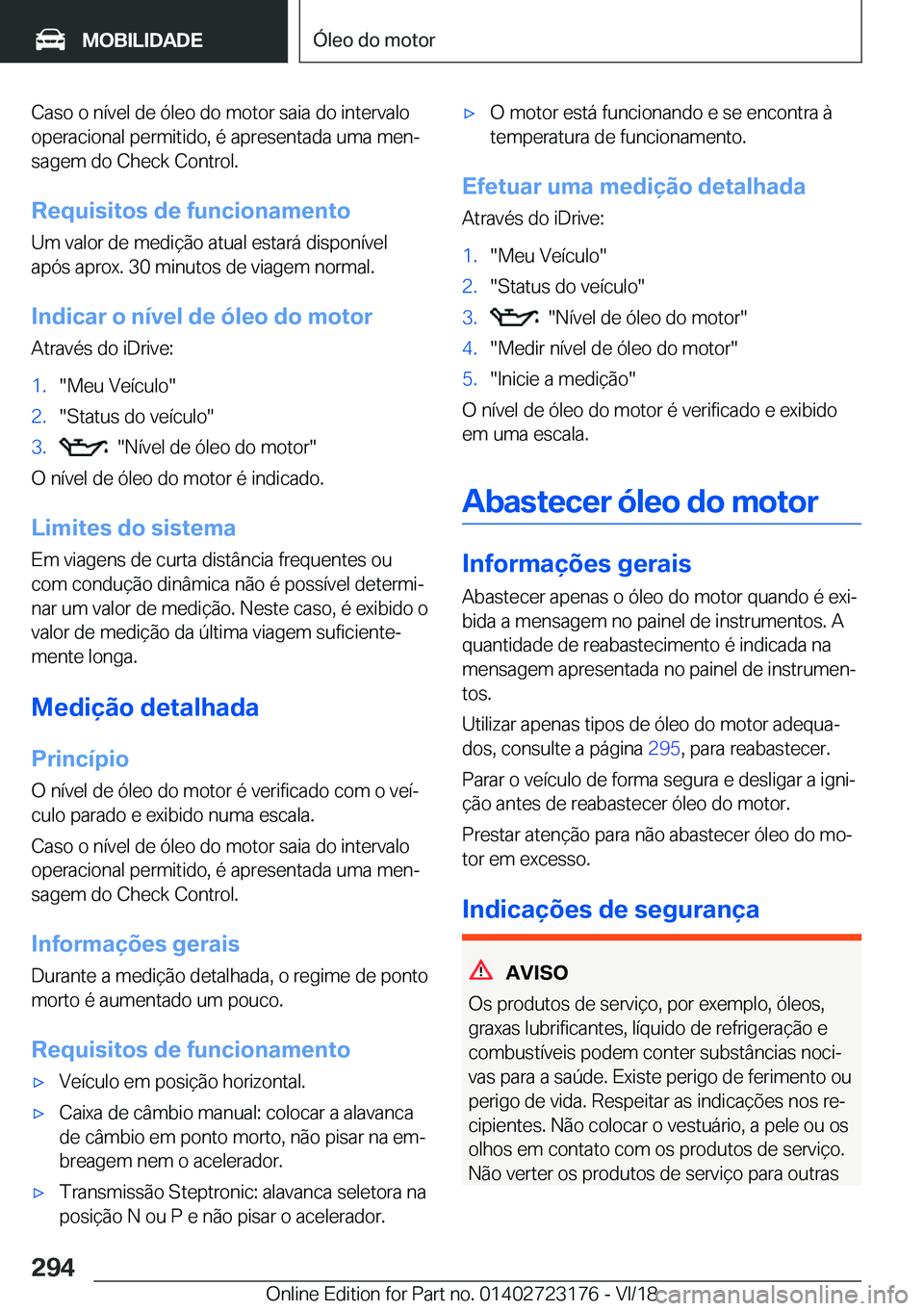 BMW 4 SERIES GRAN COUPE 2019  Manual do condutor (in Portuguese) �C�a�s�o��o��n�
