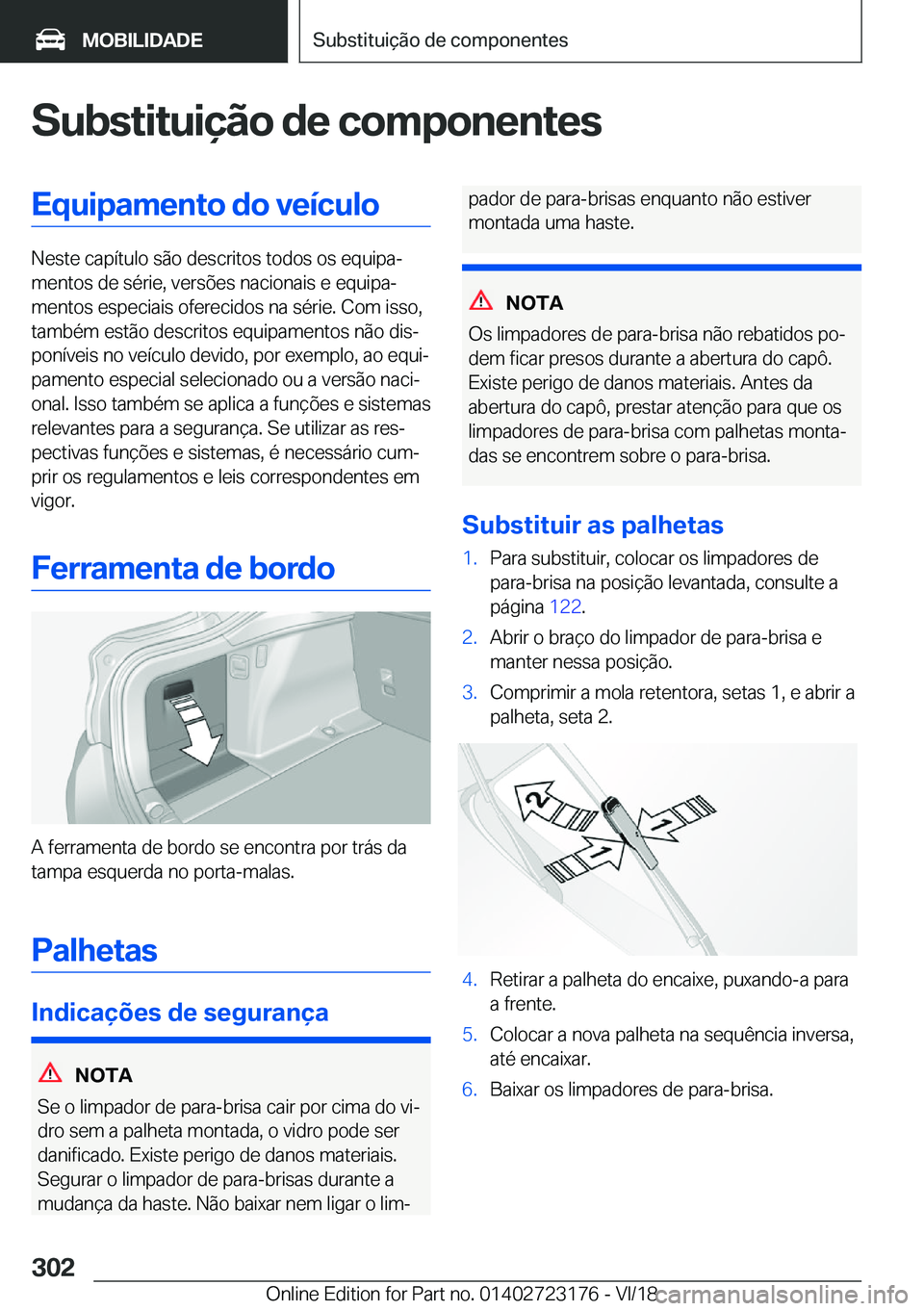 BMW 4 SERIES GRAN COUPE 2019  Manual do condutor (in Portuguese) �S�u�b�s�t�i�t�u�i�