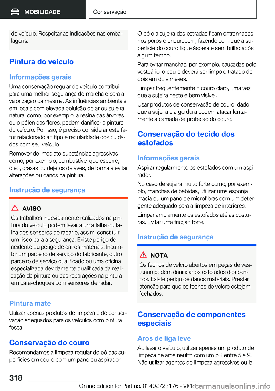BMW 4 SERIES GRAN COUPE 2019  Manual do condutor (in Portuguese) �d�o��v�e�
