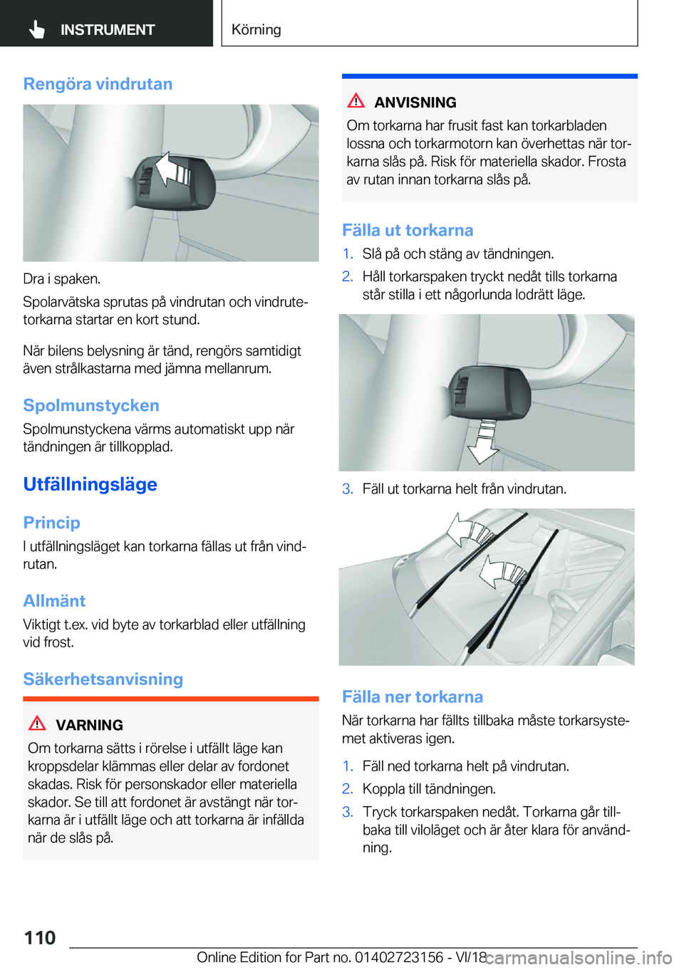 BMW 4 SERIES GRAN COUPE 2019  InstruktionsbÖcker (in Swedish) �R�e�n�g�