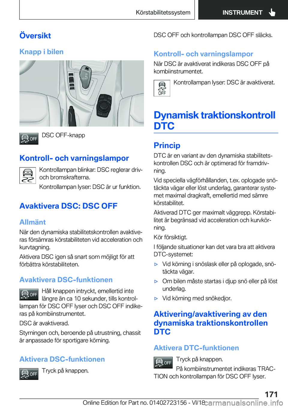 BMW 4 SERIES GRAN COUPE 2019  InstruktionsbÖcker (in Swedish) �