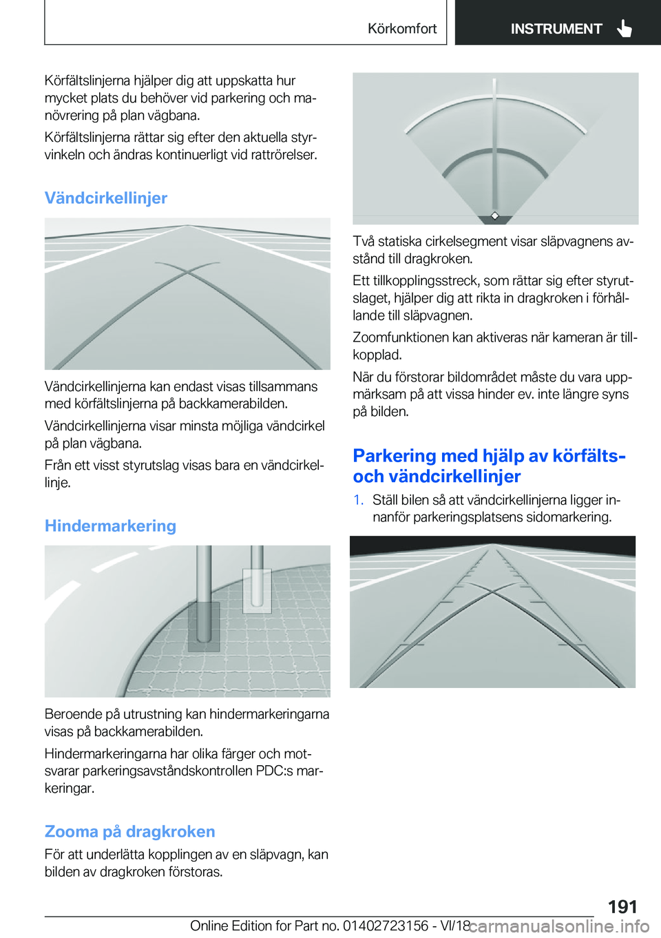 BMW 4 SERIES GRAN COUPE 2019  InstruktionsbÖcker (in Swedish) �K�