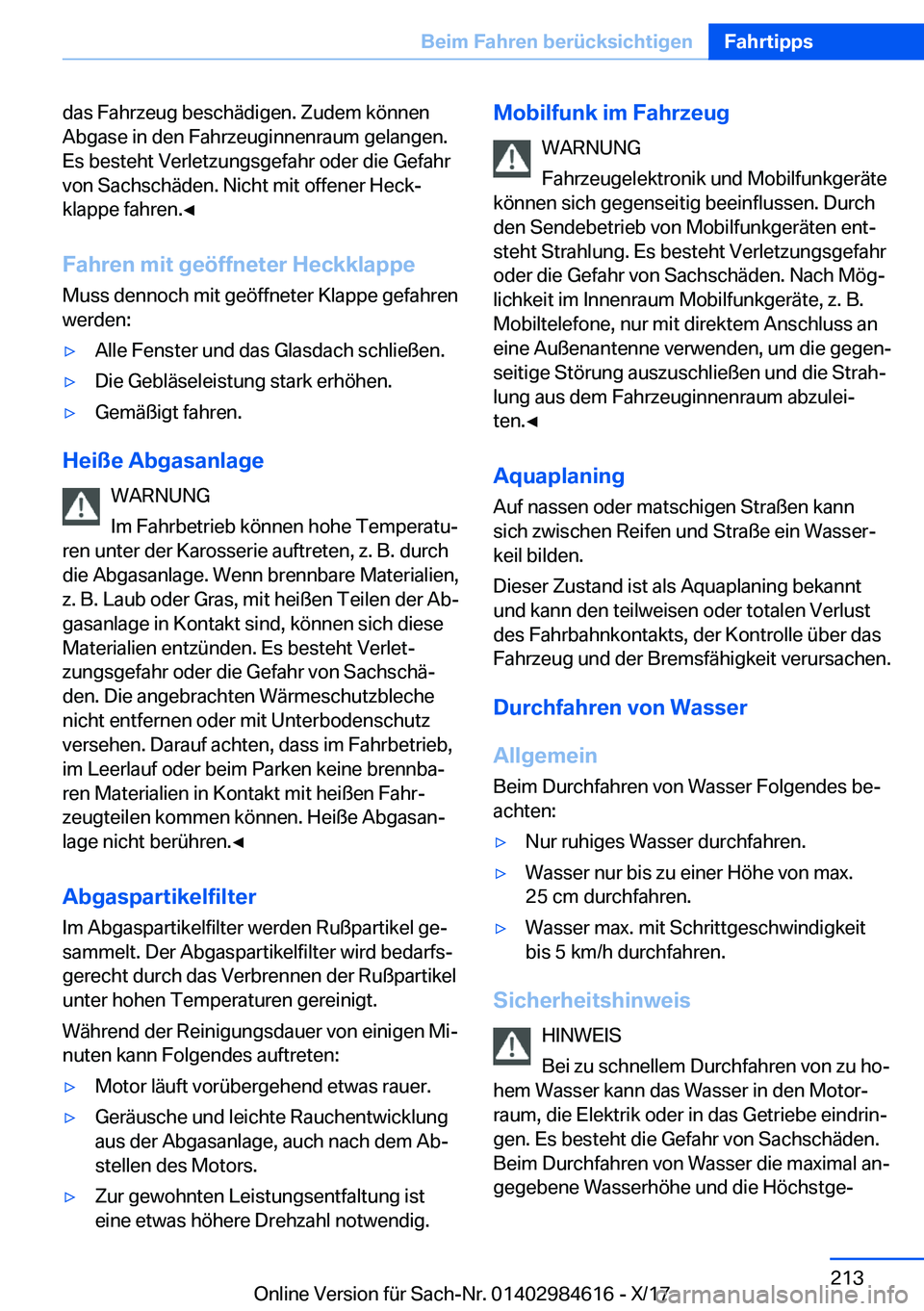 BMW 4 SERIES GRAN COUPE 2018  Betriebsanleitungen (in German) �d�a�s� �F�a�h�r�z�e�u�g� �b�e�s�c�h�