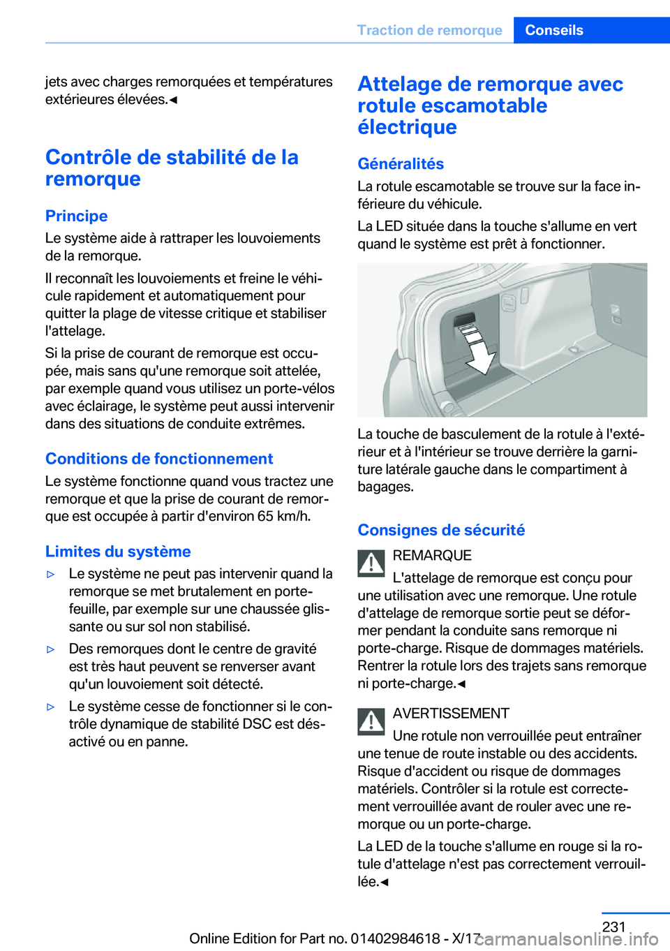 BMW 4 SERIES GRAN COUPE 2018  Notices Demploi (in French) �j�e�t�s� �a�v�e�c� �c�h�a�r�g�e�s� �r�e�m�o�r�q�u�é�e�s� �e�t� �t�e�m�p�é�r�a�t�u�r�e�s�e�x�t�é�r�i�e�u�r�e�s� �é�l�e�v�é�e�s�.'