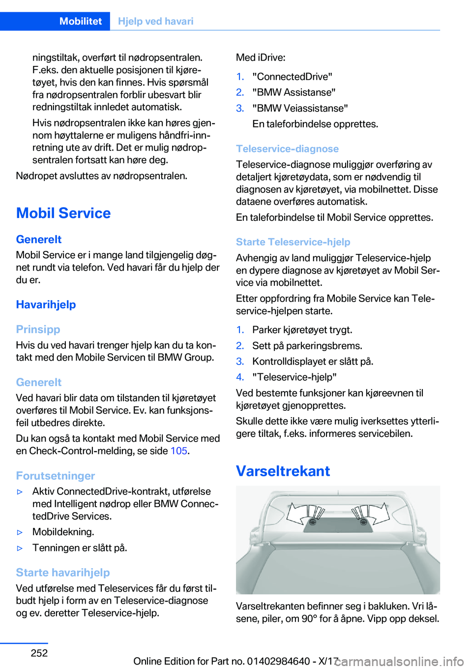 BMW 4 SERIES GRAN COUPE 2018  InstruksjonsbØker (in Norwegian) �n�i�n�g�s�t�i�l�t�a�k�,� �o�v�e�r�f�