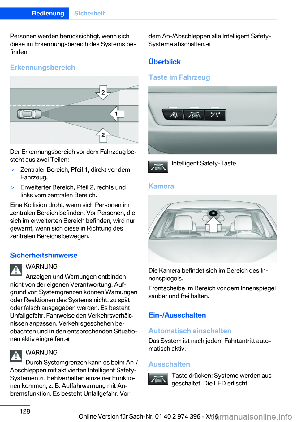 BMW 4 SERIES GRAN COUPE 2017  Betriebsanleitungen (in German) �P�e�r�s�o�n�e�n� �w�e�r�d�e�n� �b�e�r�