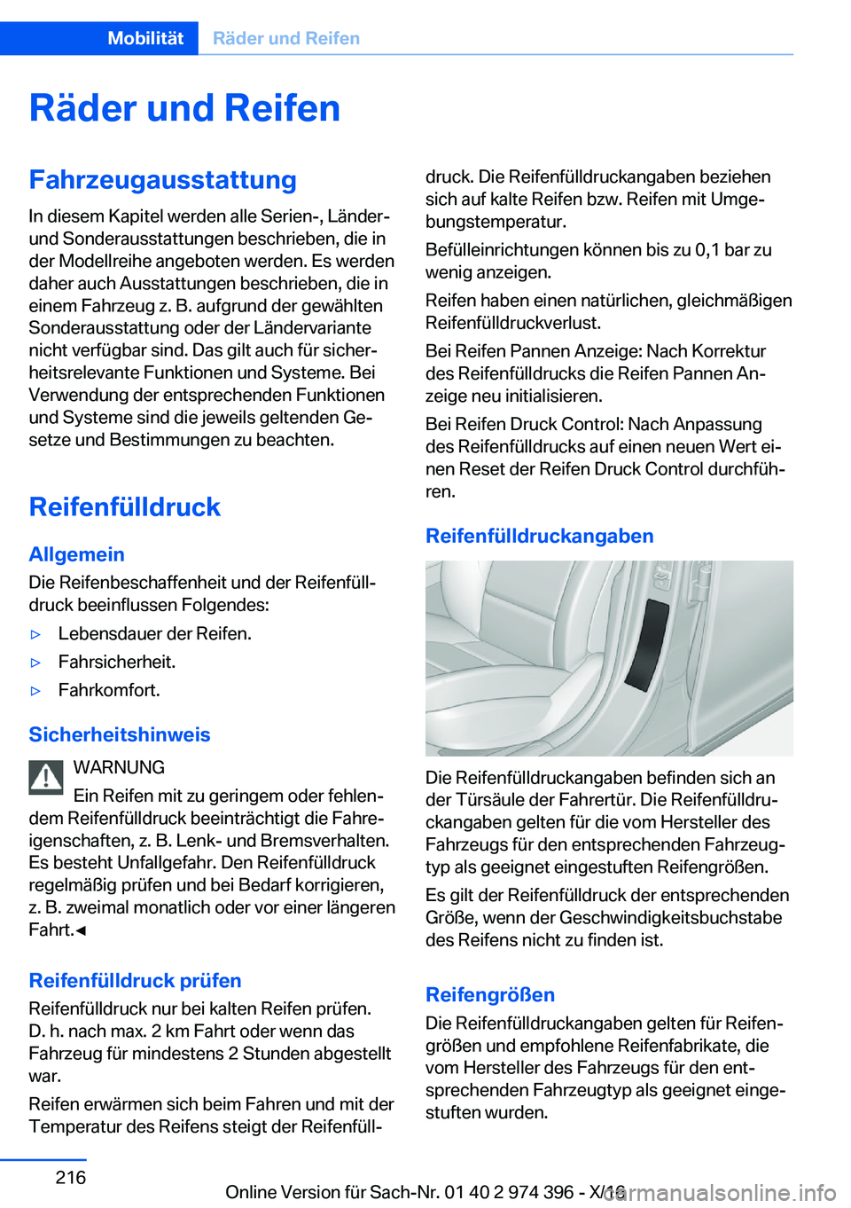 BMW 4 SERIES GRAN COUPE 2017  Betriebsanleitungen (in German) �R�
