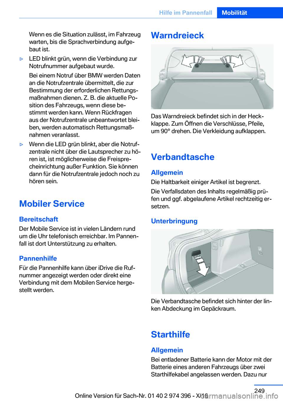 BMW 4 SERIES GRAN COUPE 2017  Betriebsanleitungen (in German) �W�e�n�n� �e�s� �d�i�e� �S�i�t�u�a�t�i�o�n� �z�u�l�