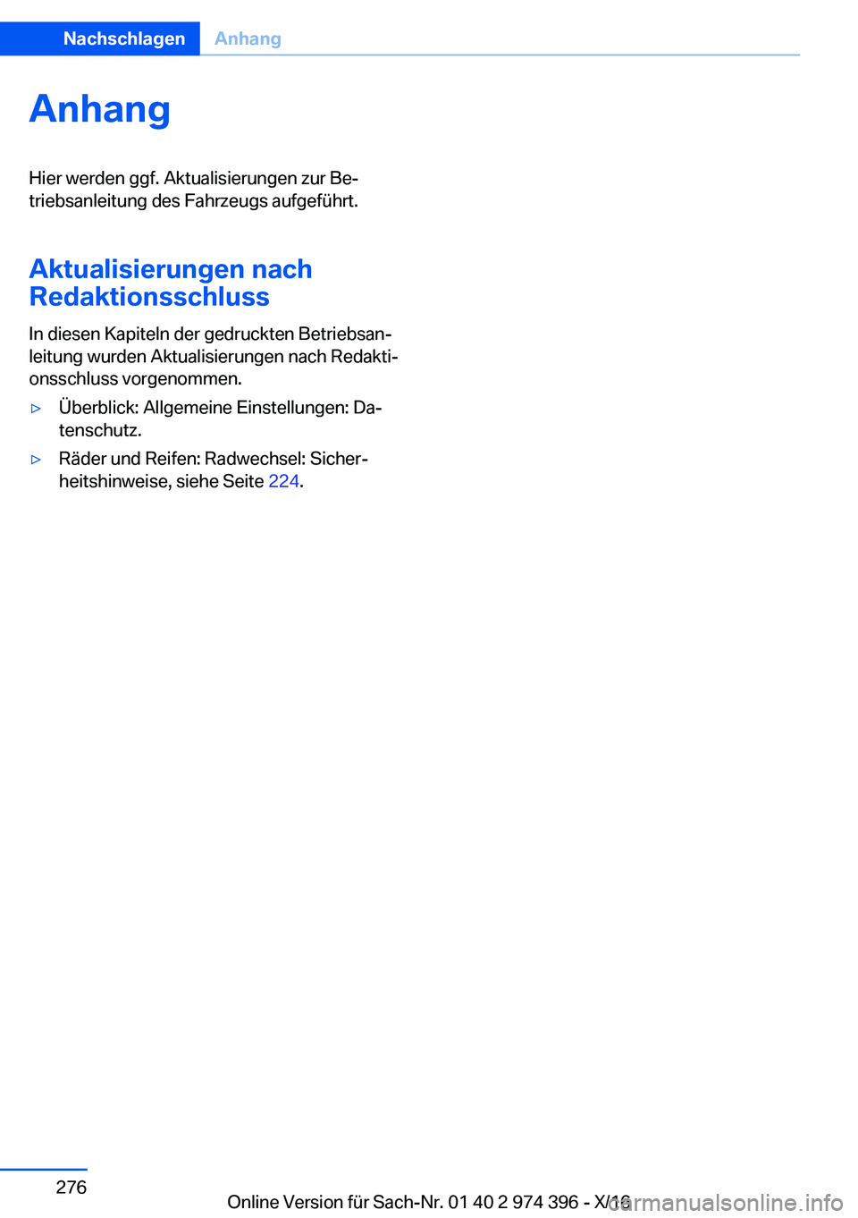 BMW 4 SERIES GRAN COUPE 2017  Betriebsanleitungen (in German) �A�n�h�a�n�g�H�i�e�r� �w�e�r�d�e�n� �g�g�f�.� �A�k�t�u�a�l�i�s�i�e�r�u�n�g�e�n� �z�u�r� �B�ej
�t�r�i�e�b�s�a�n�l�e�i�t�u�n�g� �d�e�s� �F�a�h�r�z�e�u�g�s� �a�u�f�g�e�f�