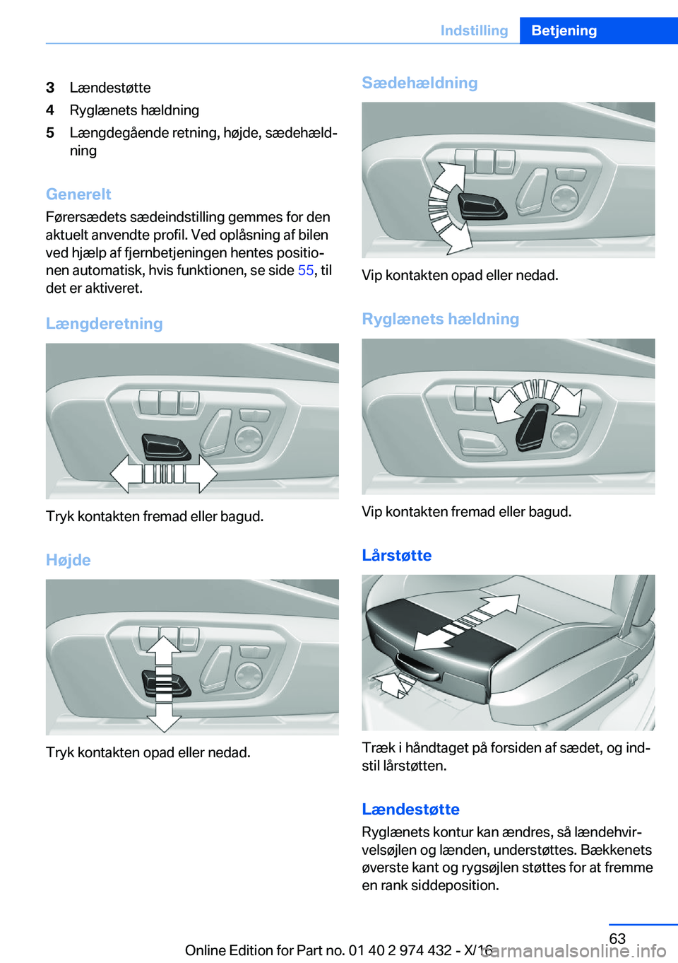 BMW 4 SERIES GRAN COUPE 2017  InstruktionsbØger (in Danish) �3�L�æ�n�d�e�s�t�