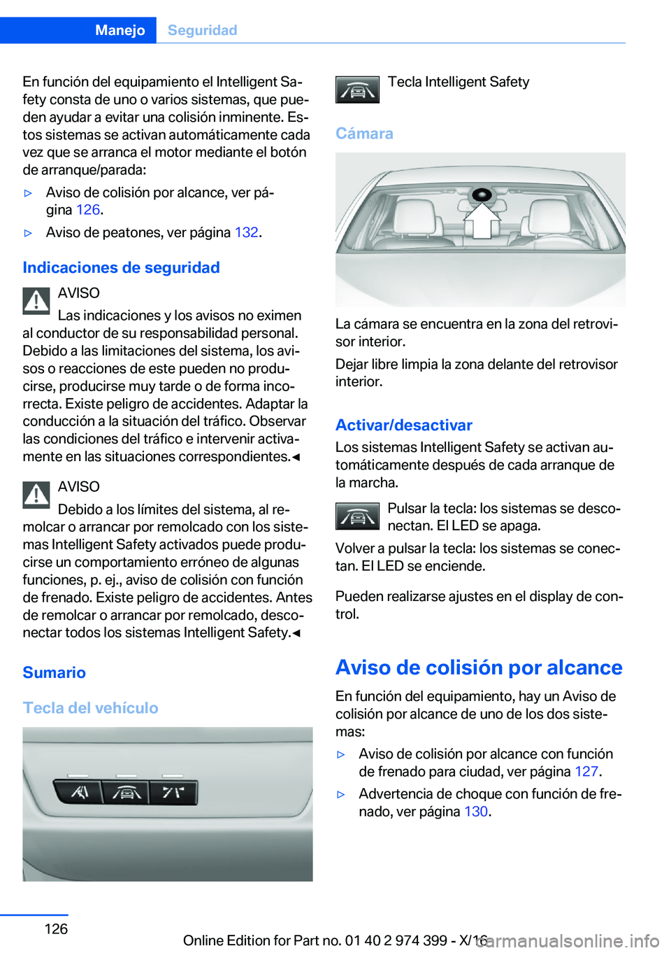 BMW 4 SERIES GRAN COUPE 2017  Manuales de Empleo (in Spanish) �E�n� �f�u�n�c�i�