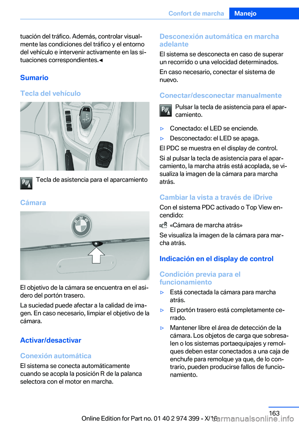 BMW 4 SERIES GRAN COUPE 2017  Manuales de Empleo (in Spanish) �t�u�a�c�i�