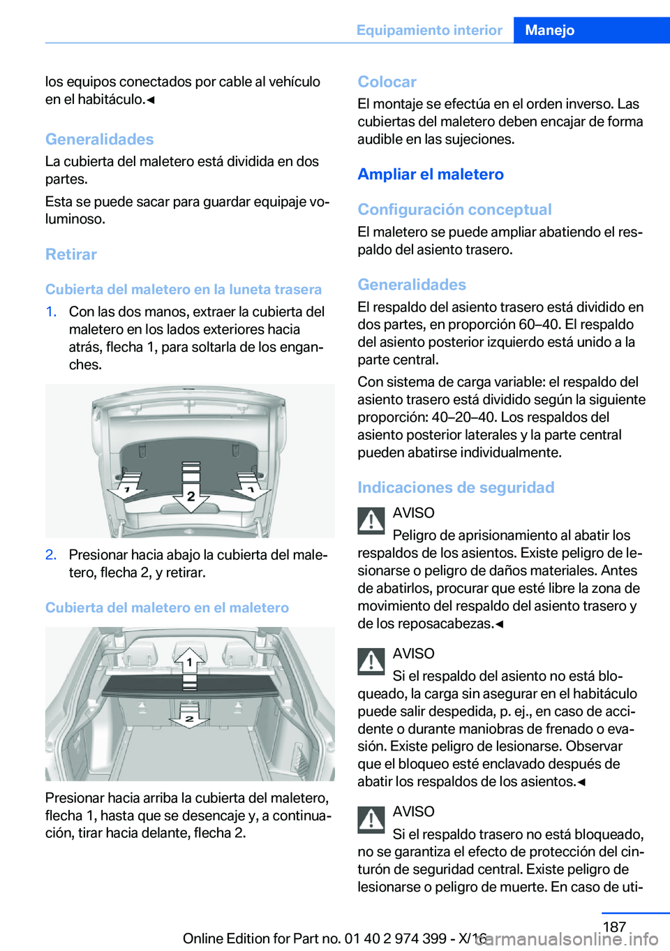 BMW 4 SERIES GRAN COUPE 2017  Manuales de Empleo (in Spanish) �l�o�s� �e�q�u�i�p�o�s� �c�o�n�e�c�t�a�d�o�s� �p�o�r� �c�a�b�l�e� �a�l� �v�e�h�