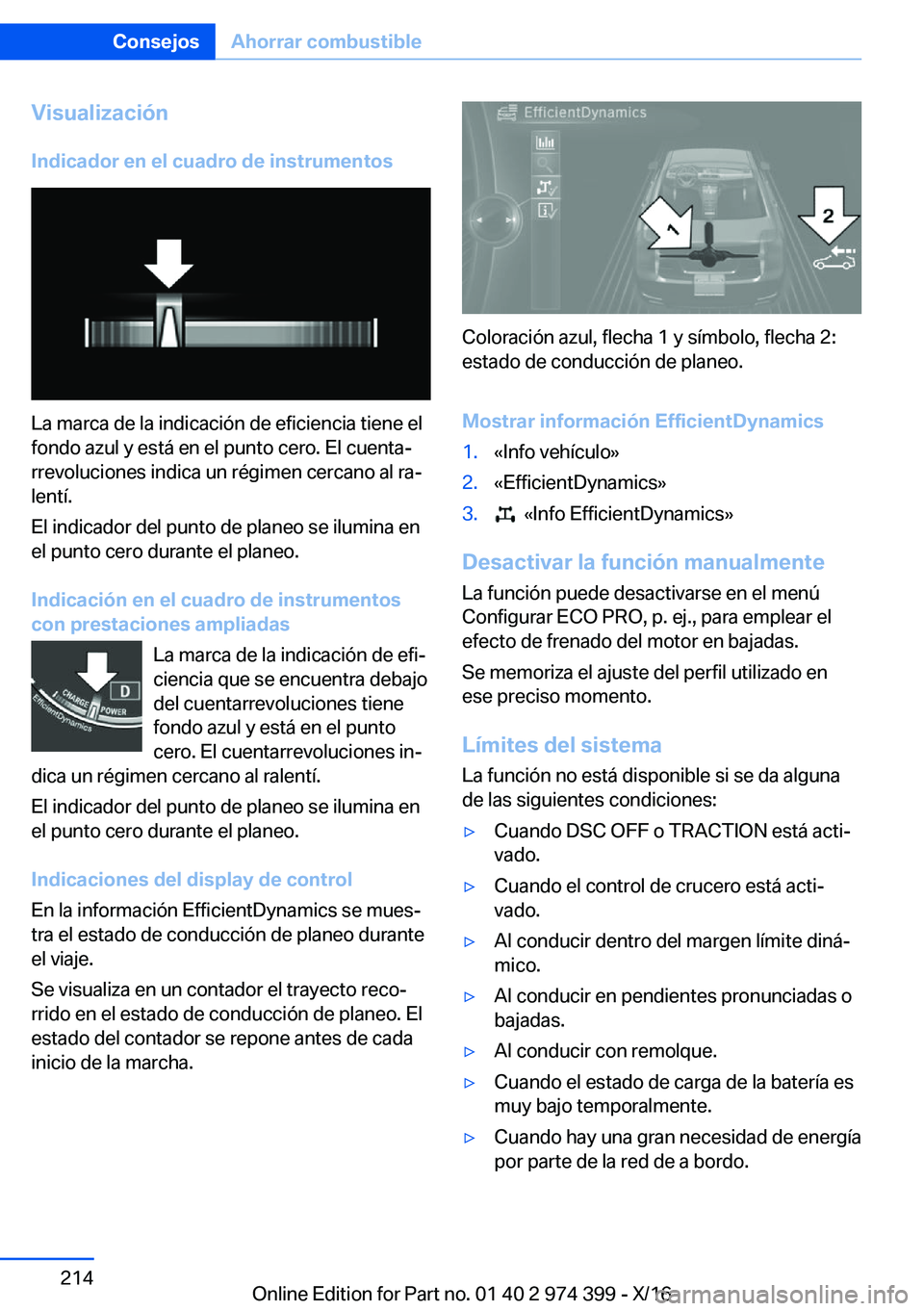 BMW 4 SERIES GRAN COUPE 2017  Manuales de Empleo (in Spanish) �V�i�s�u�a�l�i�z�a�c�i�